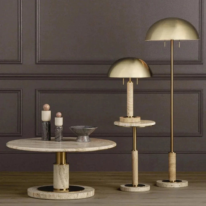 Miles Table Lamp - LOOMLAN - Currey & Co - Table Lamps