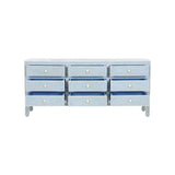 Milford Bone Inlay Patterned Blue Dresser-Dressers-Chelsea House-LOOMLAN