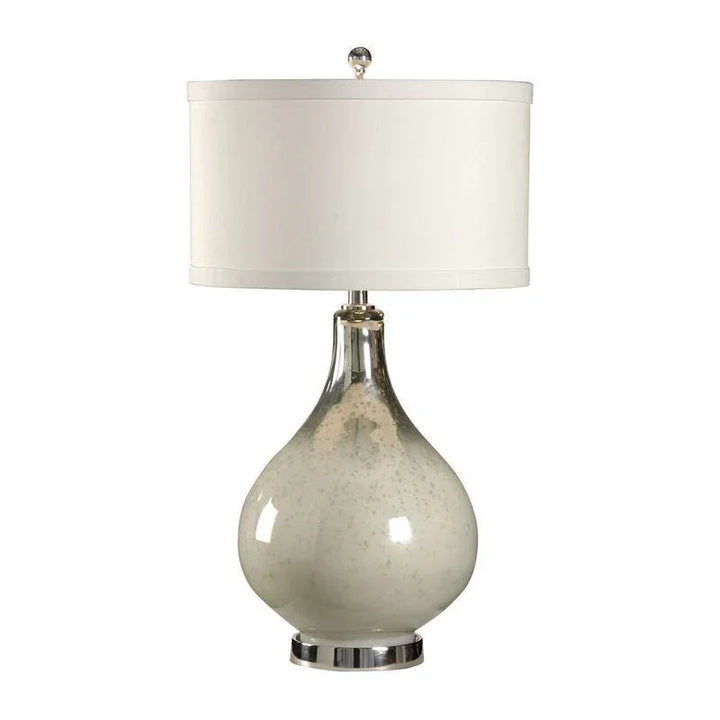Milky Bottle Style Glass Table Lamp - LOOMLAN - Wildwood - Table Lamps