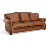 Golden Luxury - California Custom Leather Couch Sofas & Loveseats LOOMLAN By Uptown Sebastian