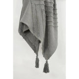 Milo Boho Cotton Throw Blanket-Outdoor Blankets-LOOMLAN-Grey-LOOMLAN