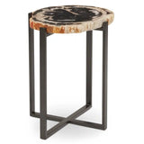 Milo Wooden Geometric End Table