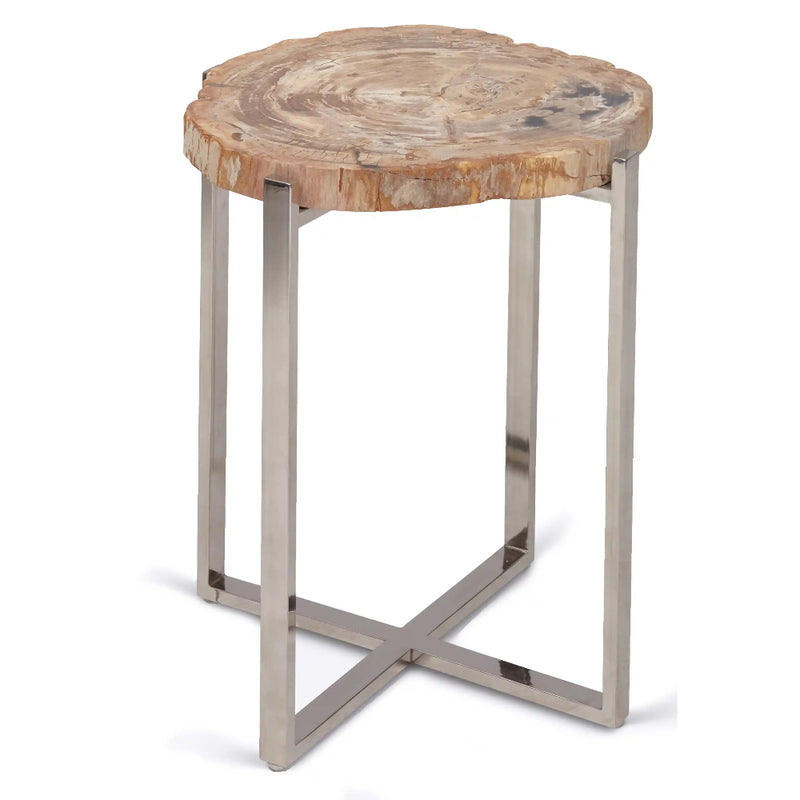 Milo Wooden Geometric End Table