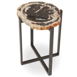 Milo Wooden Geometric End Table