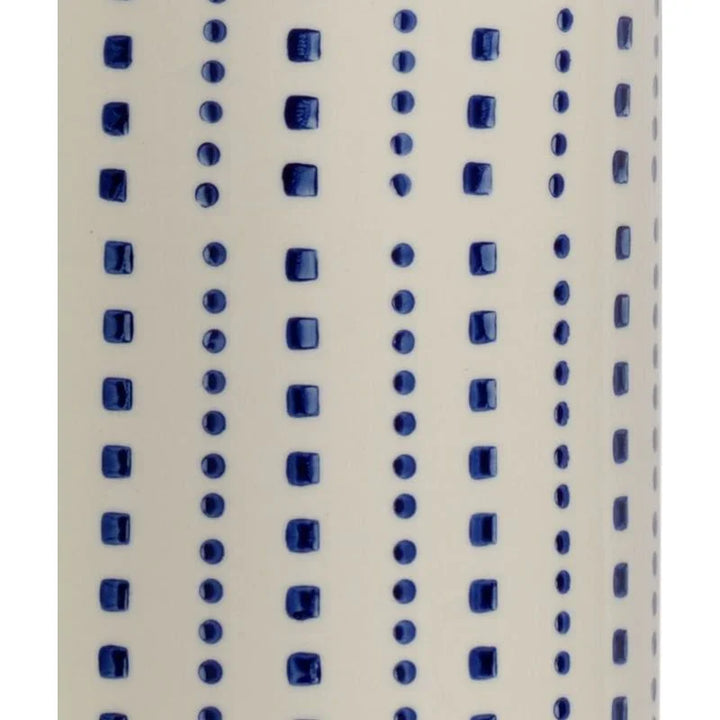 Milton Hand - Painted Ceramic Blue Pattern Table Lamp - LOOMLAN - Chelsea House - Table Lamps