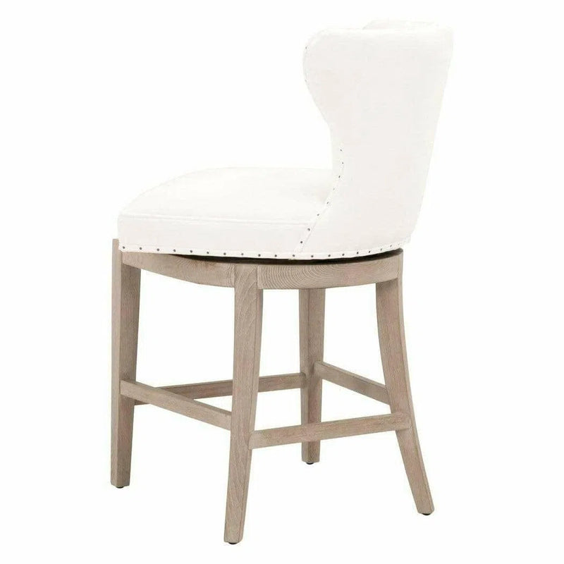 Milton Swivel Counter Stool LiveSmart Peyton-Pearl Ash Counter Stools LOOMLAN By Essentials For Living