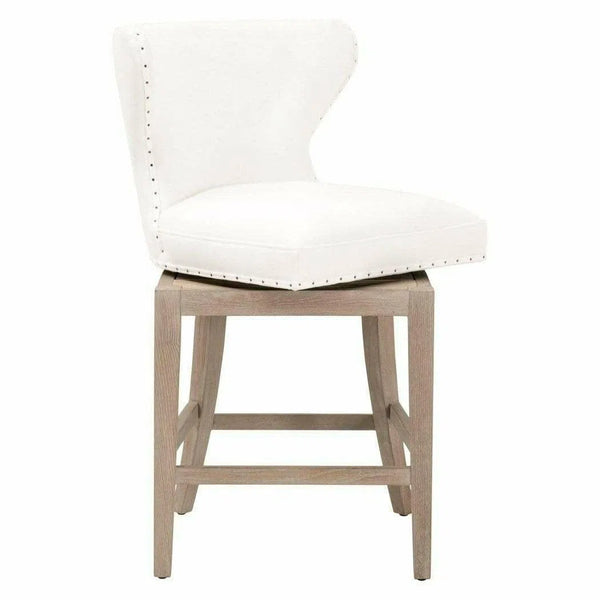 Milton Swivel Counter Stool LiveSmart Peyton-Pearl Ash Counter Stools LOOMLAN By Essentials For Living