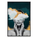 Mind Over Matter Black Framed Wall Art-Artwork-SUNPAN-LOOMLAN