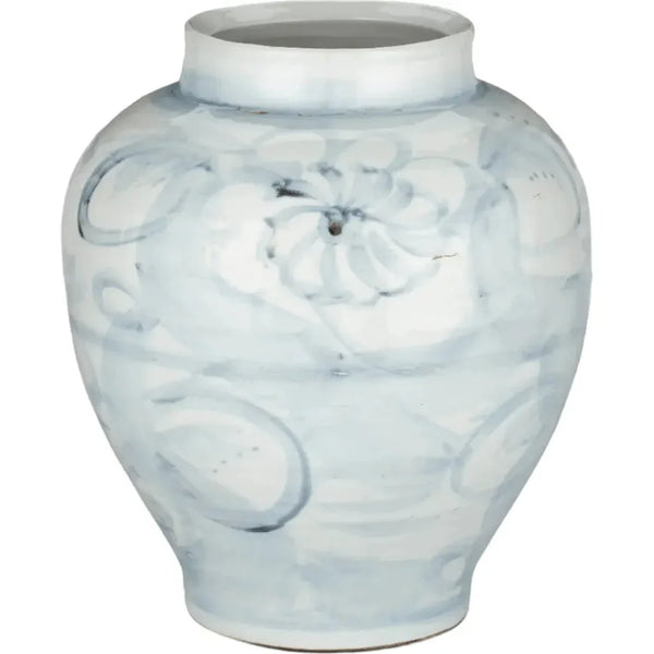 Ming - Style Countryside Medium Preserve Pot - LOOMLAN - Currey & Co - Vases & Jars