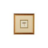 Miniature Dragonfly Gold Framed Artwork-Artwork-Chelsea House-Dragonfly I-LOOMLAN