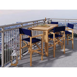 Mirador Rectangular Teak Outdoor Counter Height Table