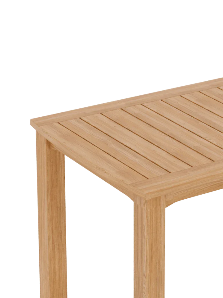 Teak Counter Height Patio Table 60 Inch | LOOMLAN