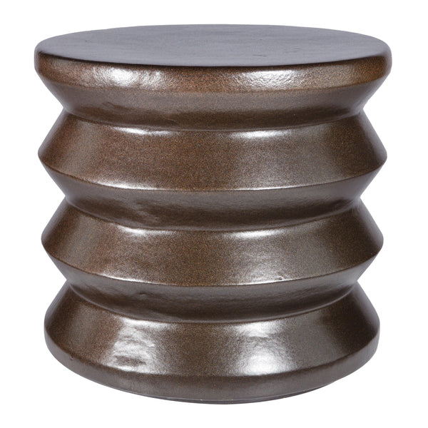 Mirage Accent Table - Pyrite Brown Outdoor End Table-Outdoor Side Tables-Seasonal Living-LOOMLAN