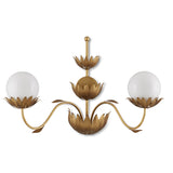 Mirasole Gold Wall Sconce Wall Sconces LOOMLAN By Currey & Co