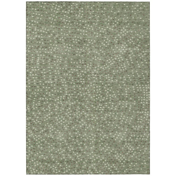 Mirelia Sage Washable Indoor-Outdoor Rug-Outdoor Rugs-LOOMLAN Rugs-2'6" x 3'10"-LOOMLAN