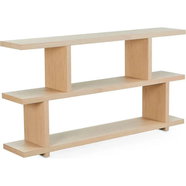 Miri Light Brown Wood Etagere-Etageres-Moe's Home-LOOMLAN