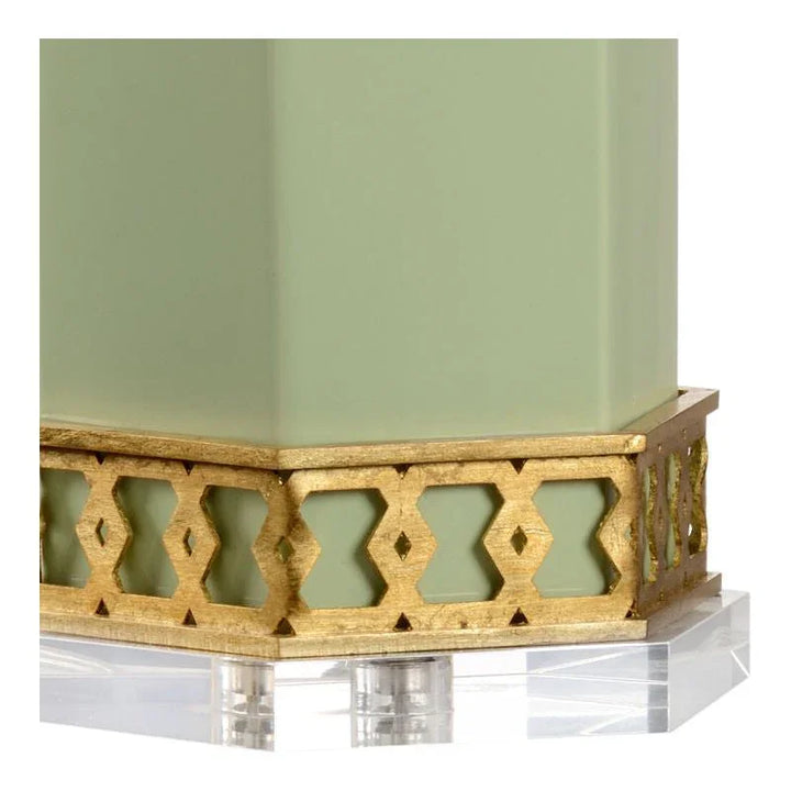 Miriam Hexagon Honeycomb - Shaped Table Lamp - LOOMLAN - Chelsea House - Table Lamps