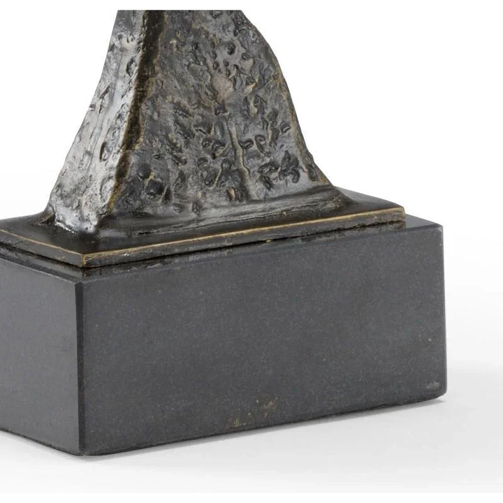 Miro Object Black Base Decorative Sculpture - LOOMLAN - Wildwood - Statues & Sculptures