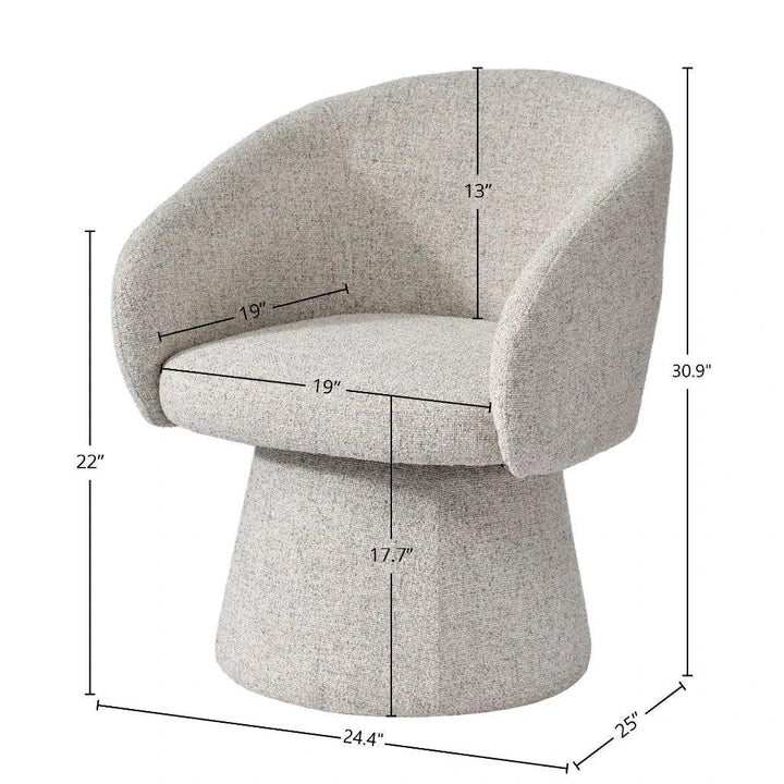 Misha Performance Fabric Club Chair - LOOMLAN - LH Imports - Club Chairs