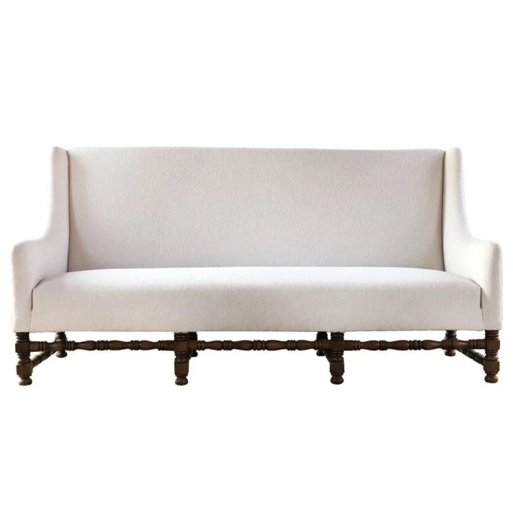 Mission White Performance Fabric Sofa - LOOMLAN - Peninsula Home - Sofas & Loveseats