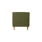 Missy Club Chair - Green Velvet-Club Chairs-LH Imports-LOOMLAN