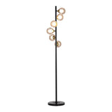 Misty Floor Lamp Black Marble Base-Floor Lamps-SUNPAN-LOOMLAN