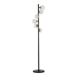 Misty Floor Lamp Black Marble Base-Floor Lamps-SUNPAN-LOOMLAN