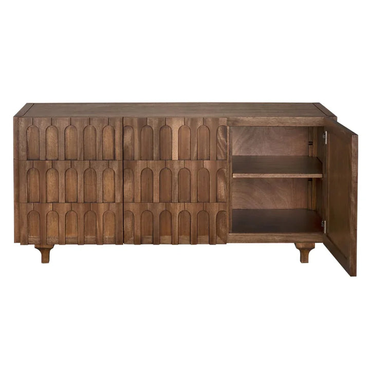 Modea Wooden Brown Sideboard - LOOMLAN - Noir - Sideboards
