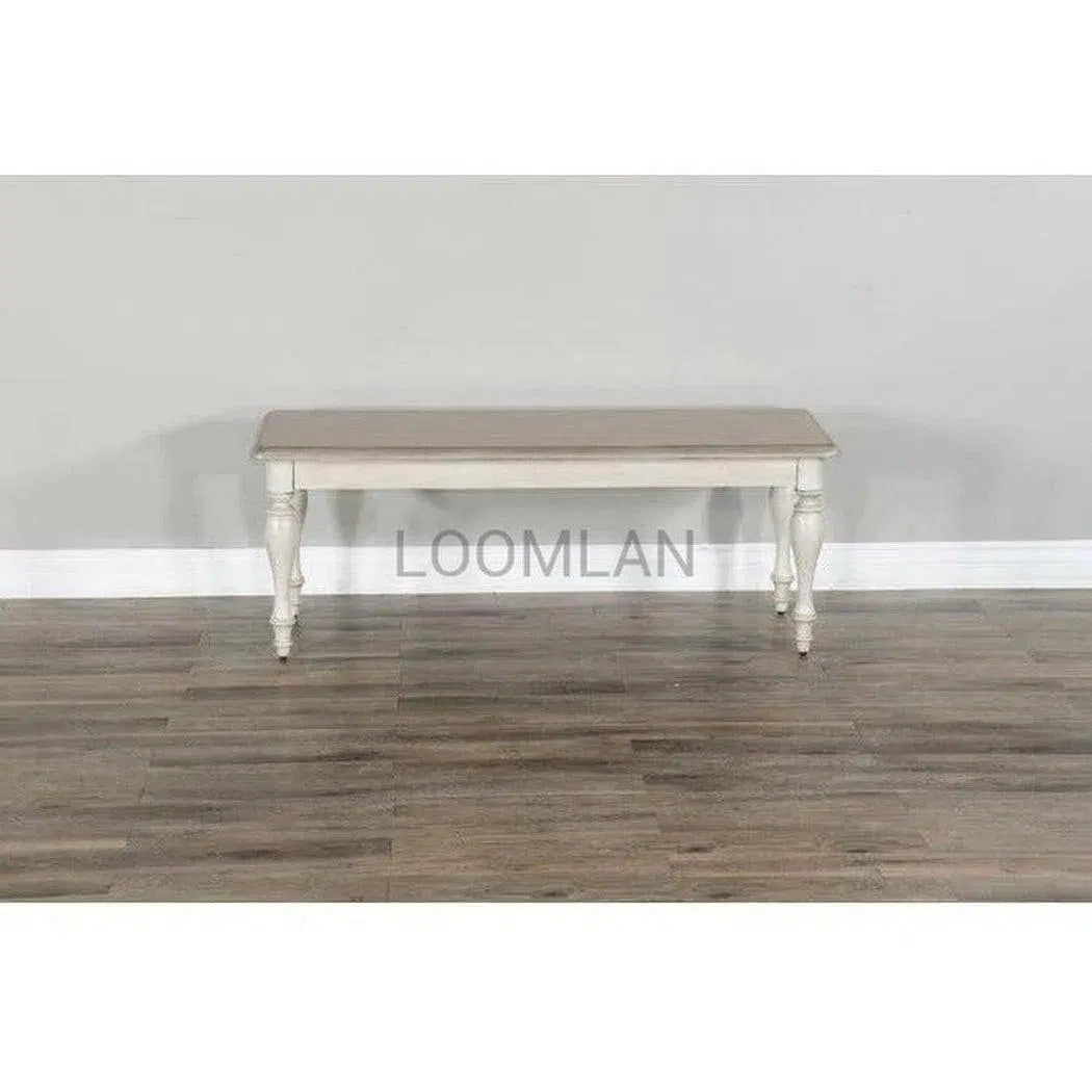 Modern Coastal Westwood Village Bench 68"