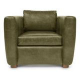 Modern Leather Club Chair