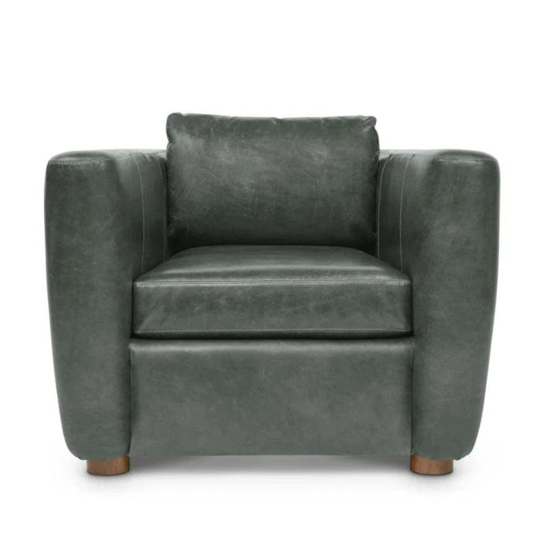 Modern Leather Club Chair