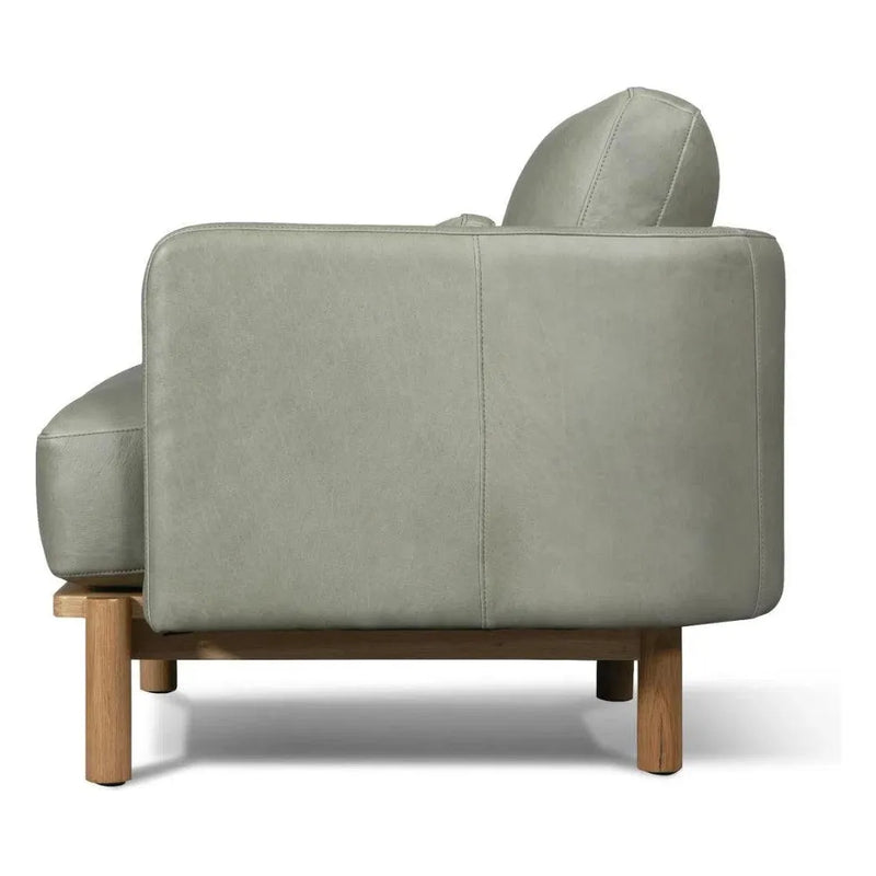 Modern Nubuck Leather Accent Chair Margot