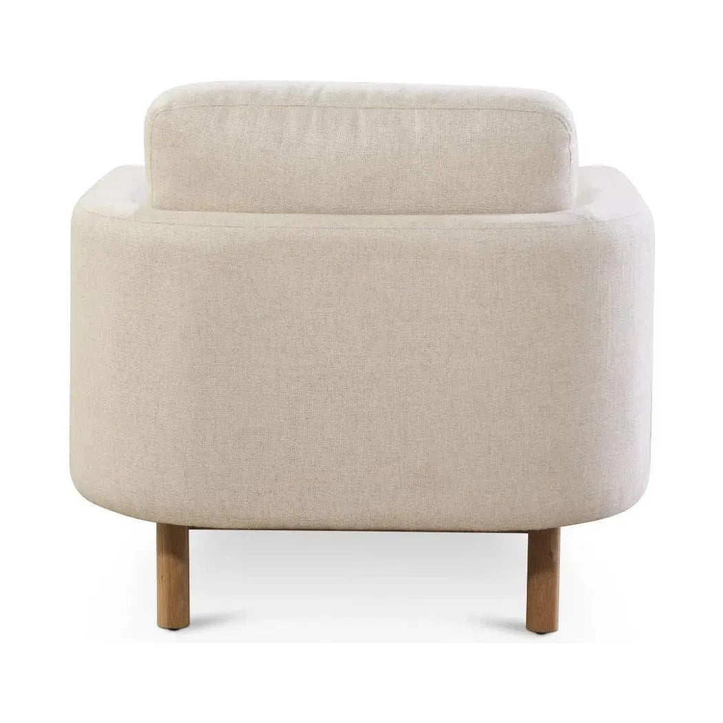 Modern Nubuck Leather Accent Chair Margot