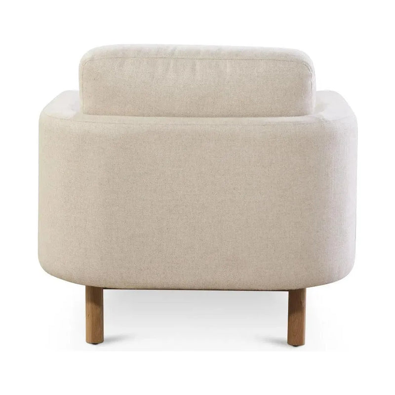 Modern Nubuck Leather Accent Chair Margot