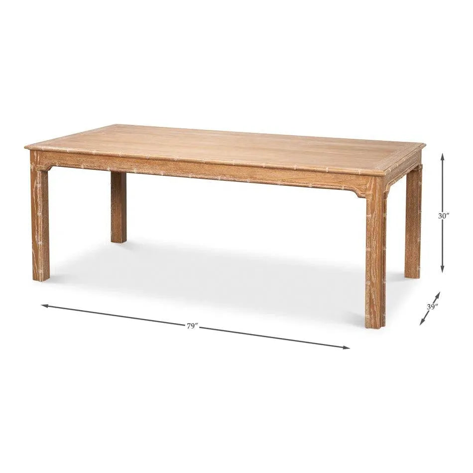 Modern Oak Wood Brighton Dining Table