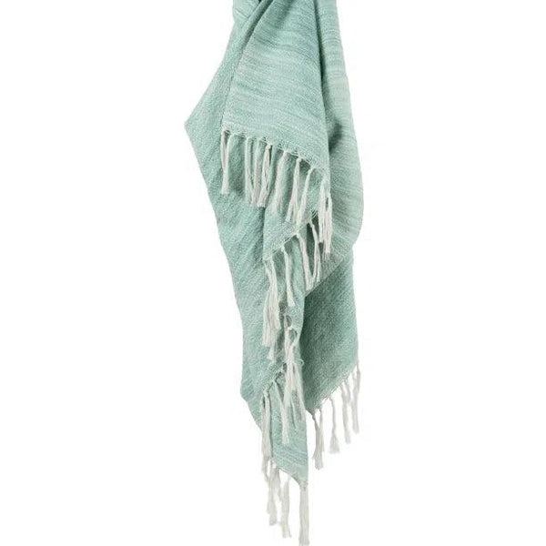 Modern Outdoor Throw Blanket for Patio-Outdoor Blankets-LOOMLAN-Aqua-LOOMLAN