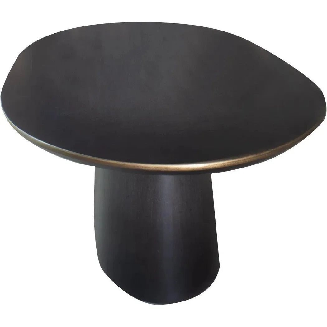 Modern Oval Black Dining Table Michelle