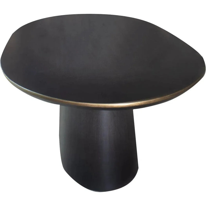 Modern Oval Black Dining Table Michelle Dining Tables LOOMLAN By Peninsula Home