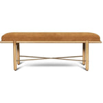 Modern Suede Bedroom Bench Preston