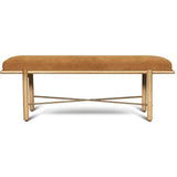 Modern Suede Bedroom Bench Preston