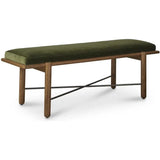 Modern Suede Bedroom Bench Preston