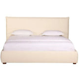 Modern White King Size Bed Collection Beds LOOMLAN By Moe's Home