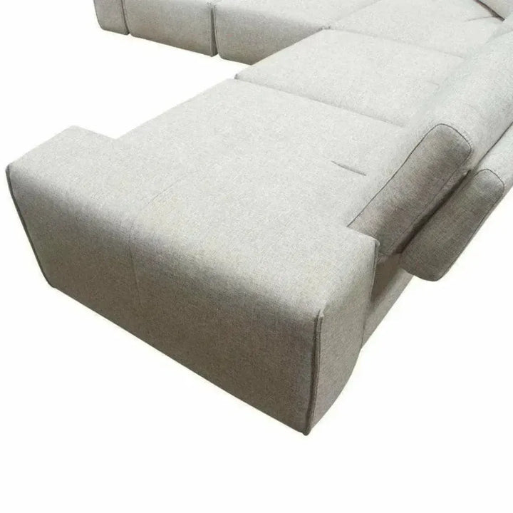 Modular 5-Seater Corner Sectional Adjustable Backrest-Modular Sofas-Diamond Sofa-LOOMLAN