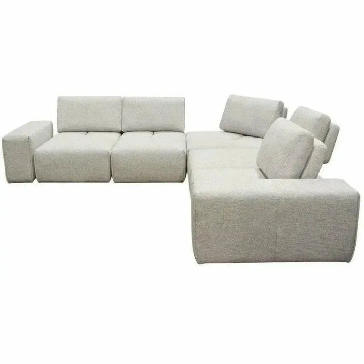 Modular 5-Seater Corner Sectional Adjustable Backrest-Modular Sofas-Diamond Sofa-LOOMLAN
