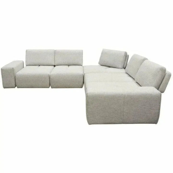 Modular 5-Seater Corner Sectional Adjustable Backrest-Modular Sofas-Diamond Sofa-LOOMLAN