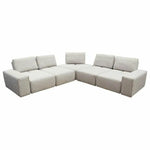 Modular 5-Seater Corner Sectional Adjustable Backrest