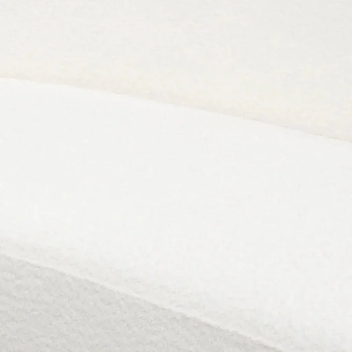 Modular Curved Back White Boucle Sherpa Sofa 3PC Set-Modular Sofas-Diamond Sofa-LOOMLAN