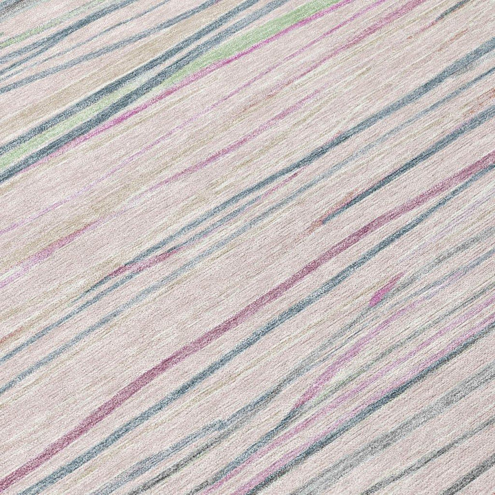 Modulyn Pink Washable Indoor - Outdoor Rug - LOOMLAN - LOOMLAN Rugs - Outdoor Rugs