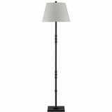 Mole Black Lohn Floor Lamp Floor Lamps LOOMLAN By Currey & Co