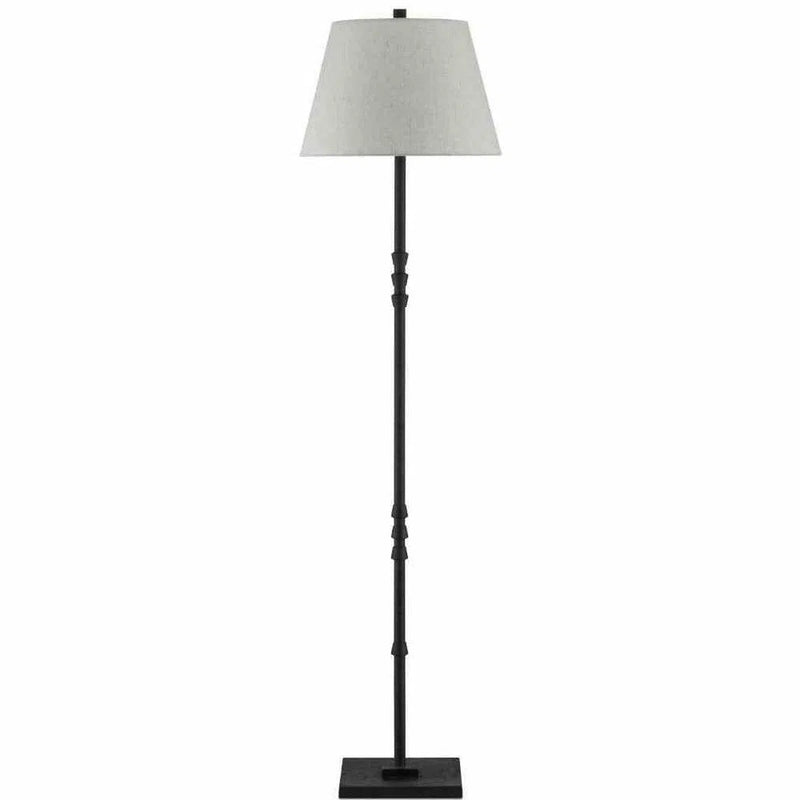 Mole Black Lohn Floor Lamp Floor Lamps LOOMLAN By Currey & Co